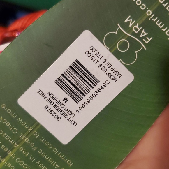 FARM Rio Light Chevron Swimsuit - Picture 15 of 15